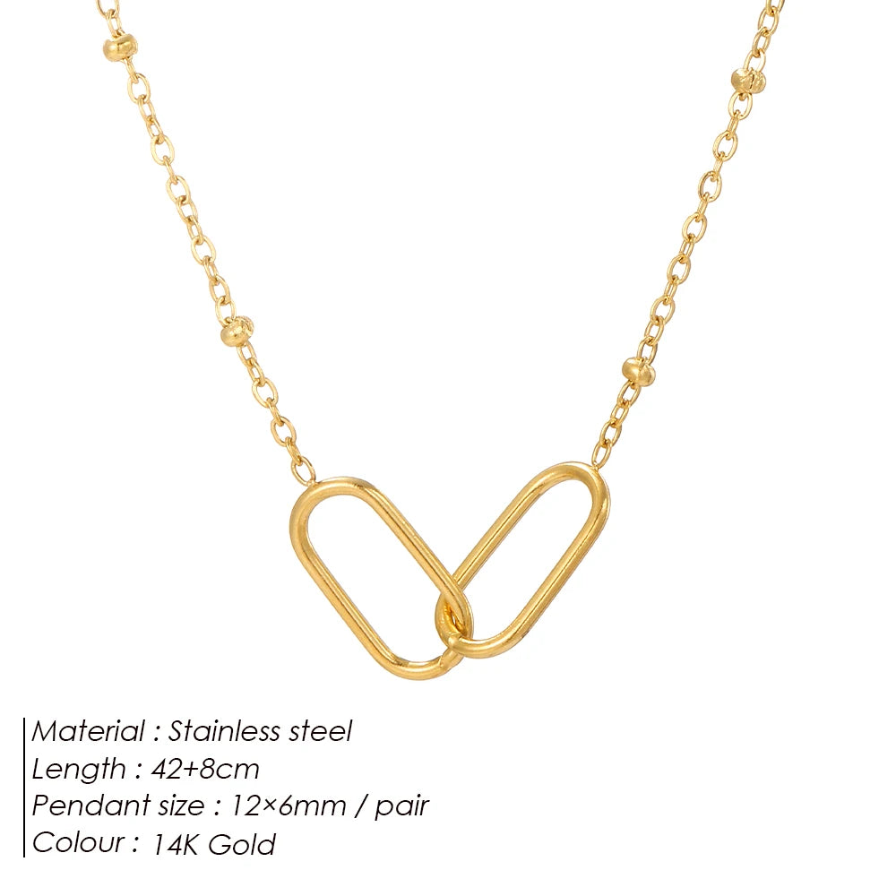 Luna Infinity Link Necklace