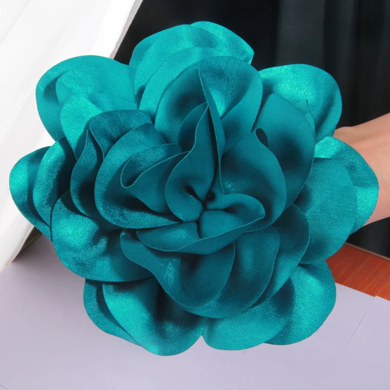 Satin Bloom Hair Clip