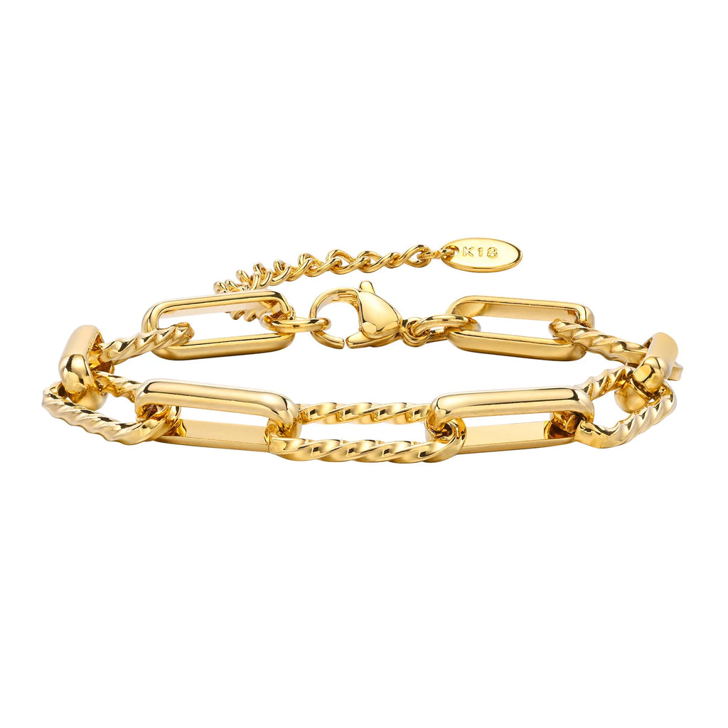 Twist Paperclip Bracelet