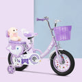 Kids' Bicycle 12–20 Inch for Girls – With Training Wheels & Basket