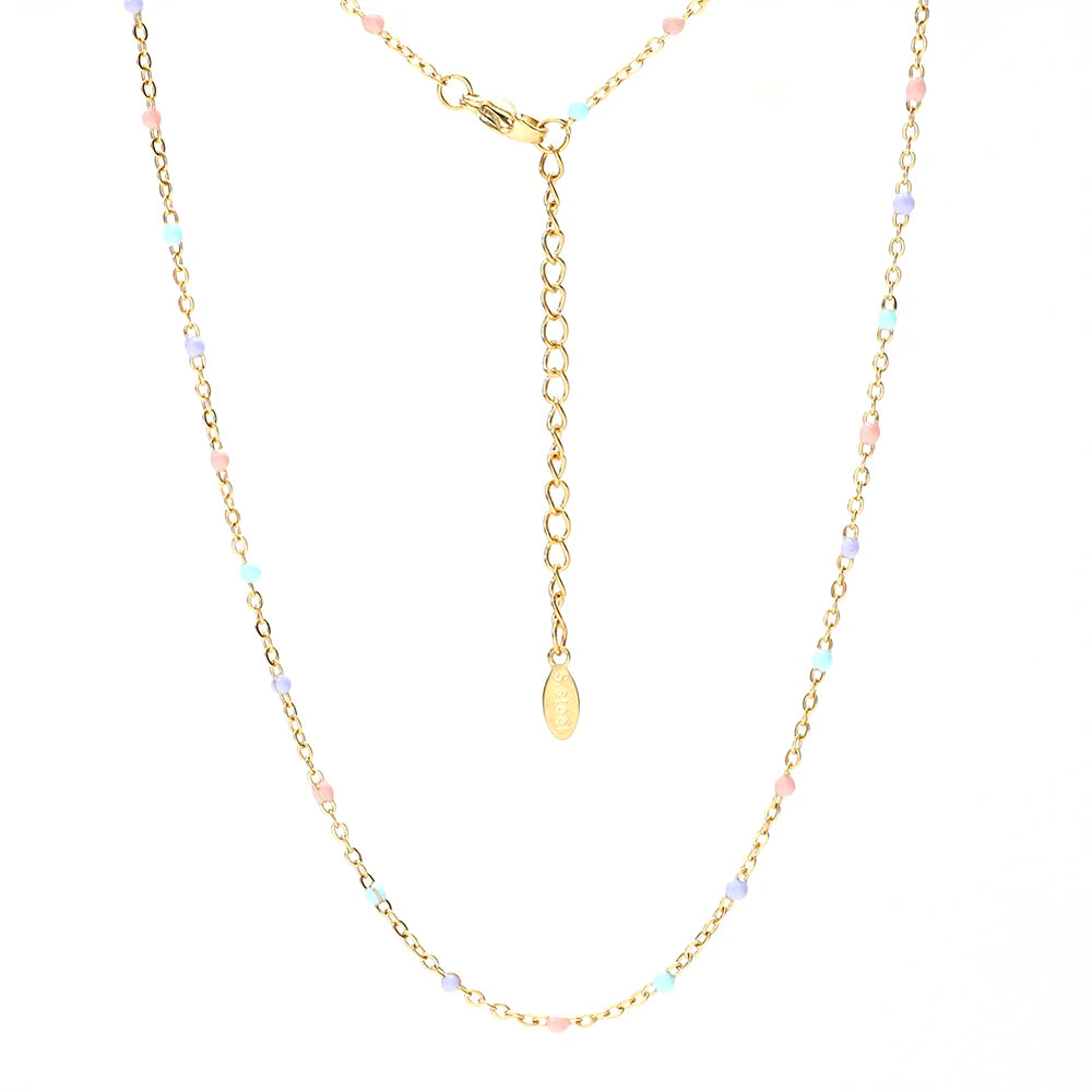 Luna Satellite Bead Necklace