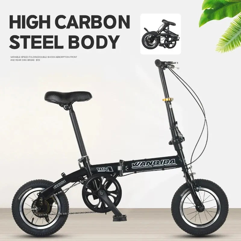 Adult & Teen Folding Mountain Bike – Off-Road Racing Bicycle for Men & Women