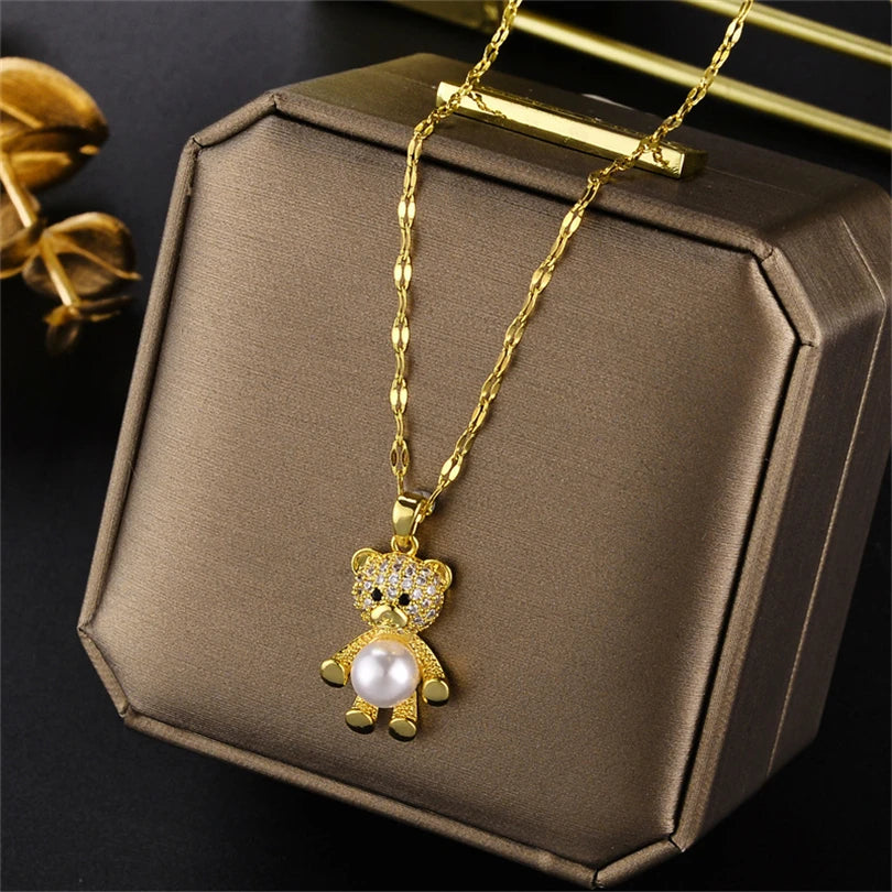 Luna Zircon Crystal Necklace