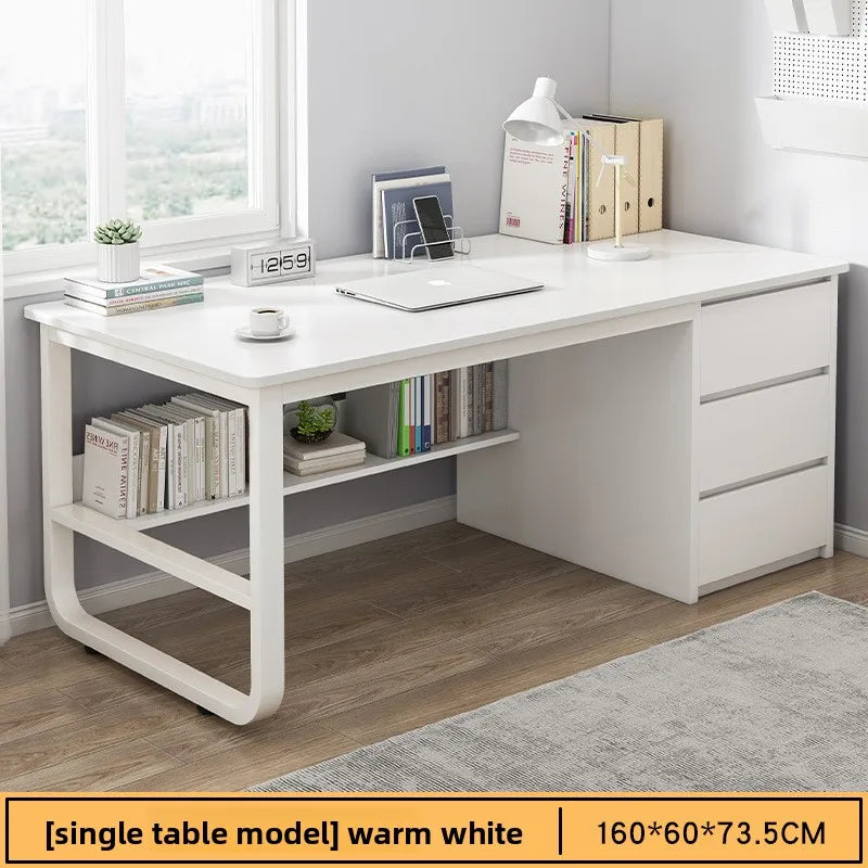 Modern Computer Desk with Drawer – Home Office & Study Workstation