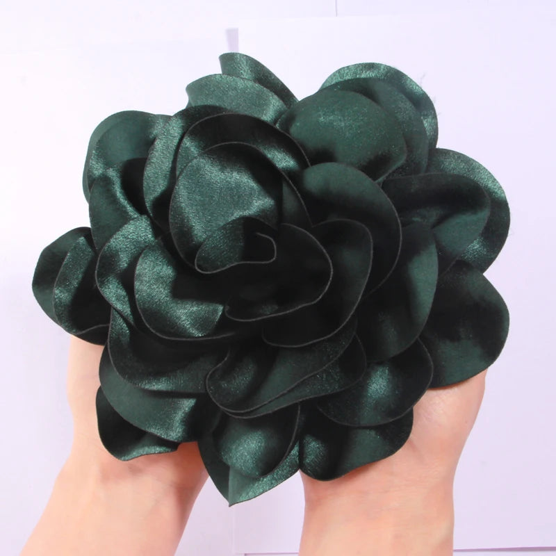 Satin Bloom Hair Clip