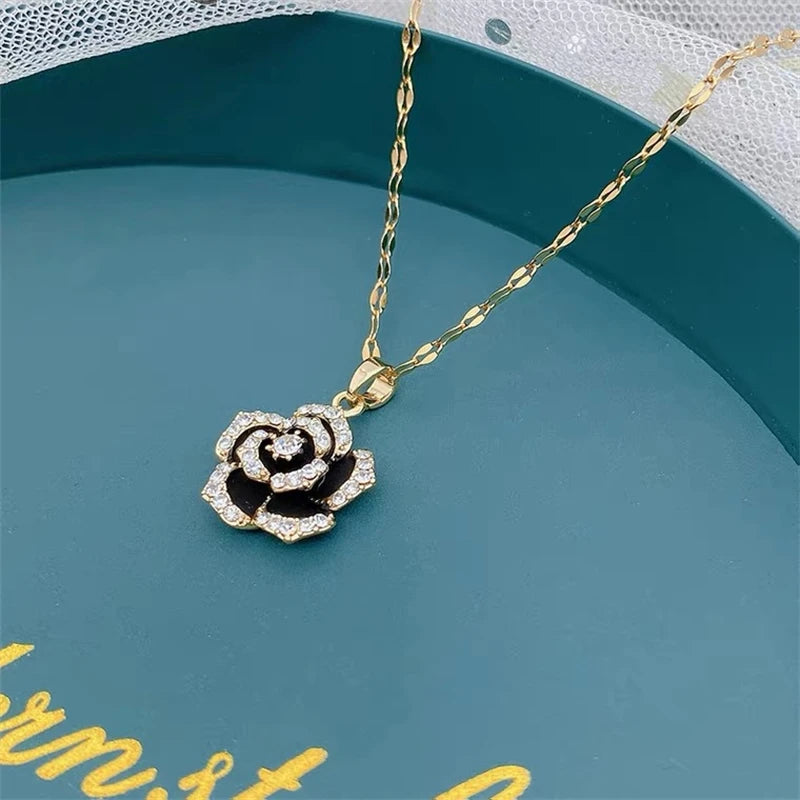 Luna Zircon Crystal Necklace