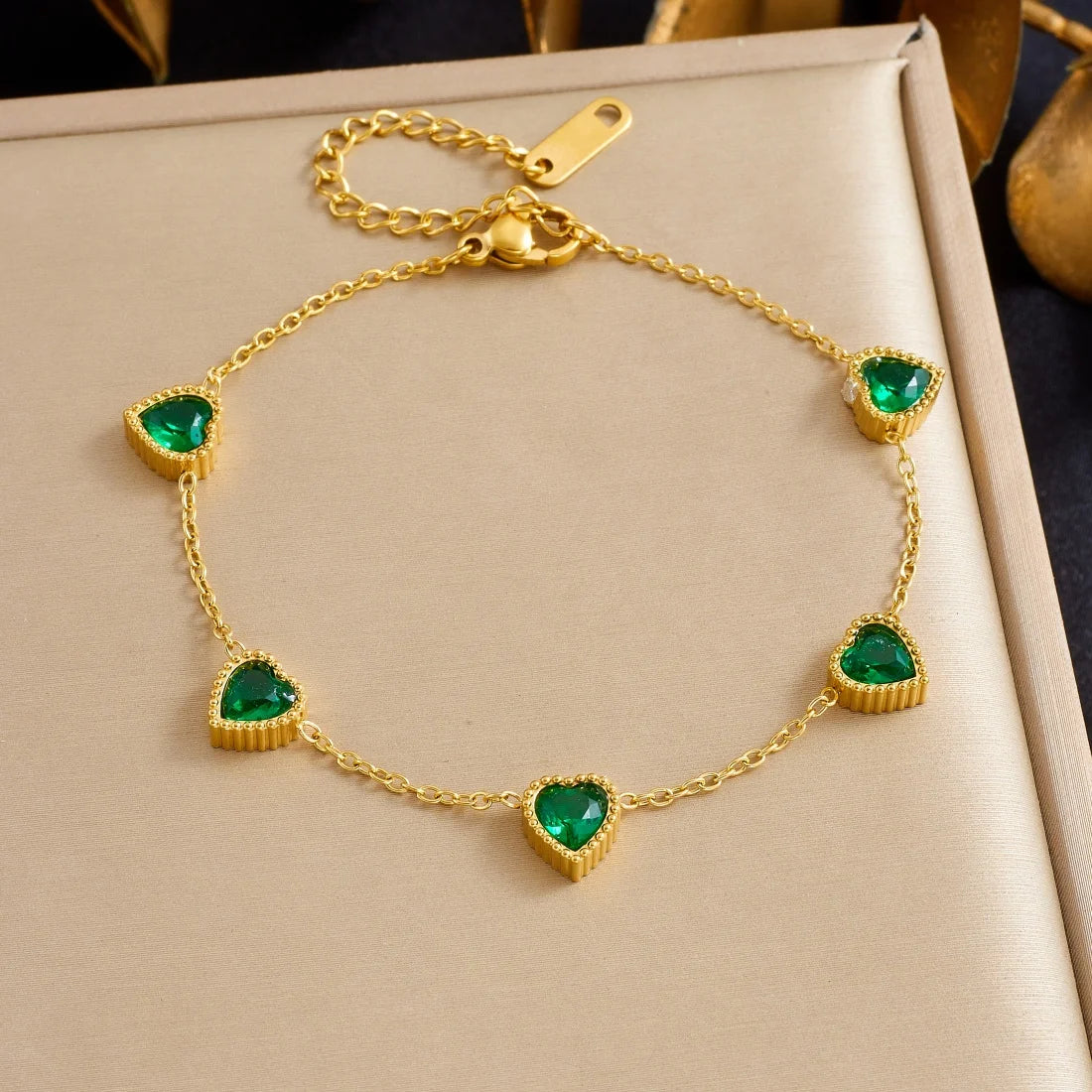 Heart Zircon Bracelet