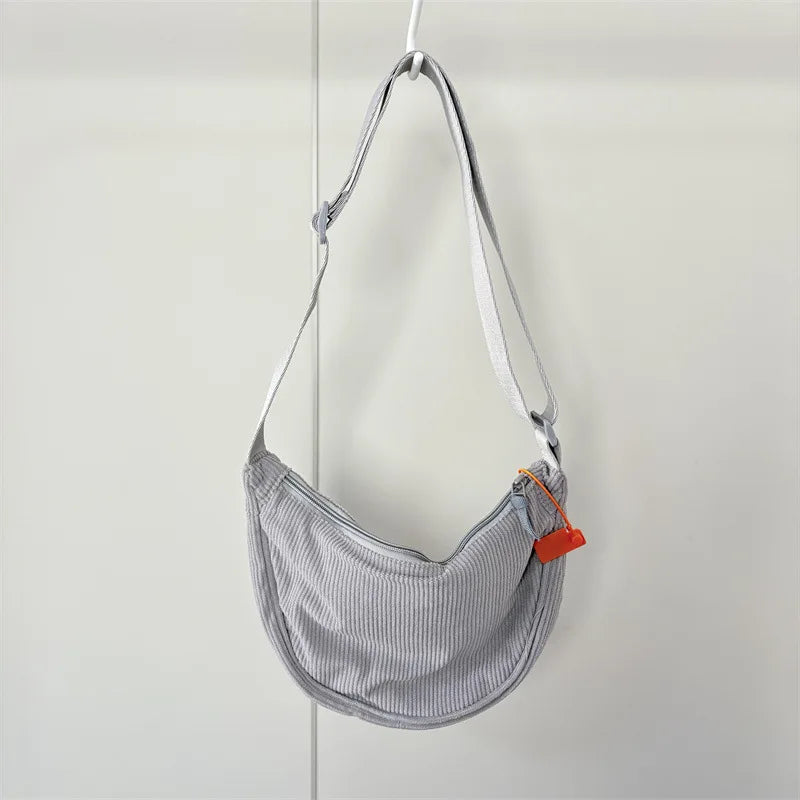 Luna Corduroy Hobo Bag
