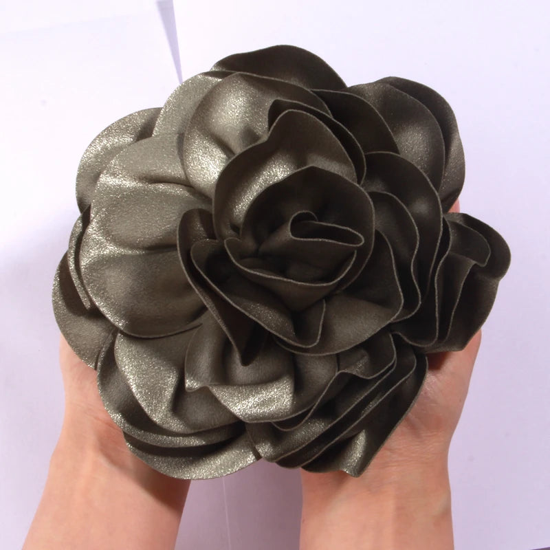 Satin Bloom Hair Clip