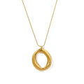 Luna Sculpt Pendant Necklace