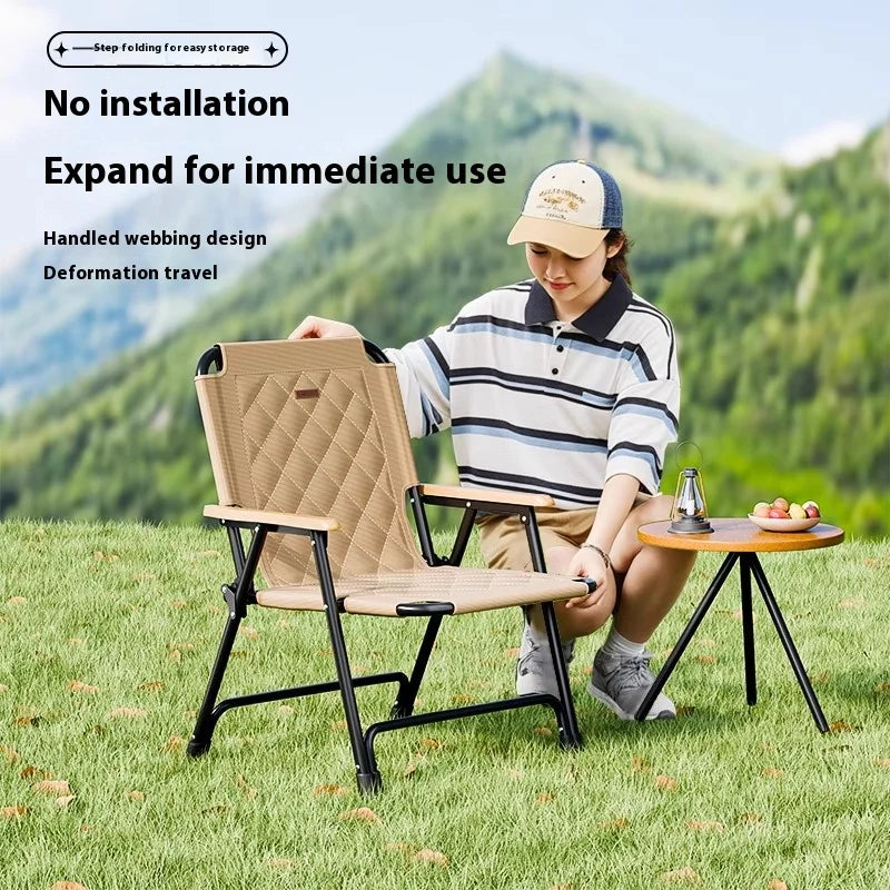 Gianxi Outdoor Foldable Camping Chair – Ultra-Light Portable Beach & Picnic Chair