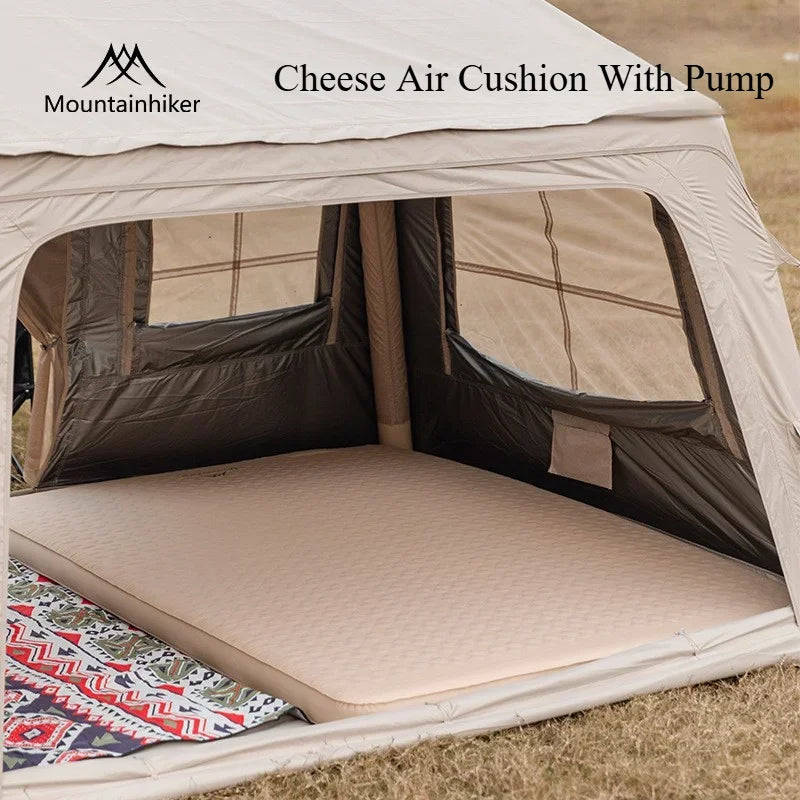 MOUNTAINHIKER 10cm Self-Inflating Camping Sleeping Pad – Compact Foldable Air Mattress
