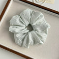 Polka Satin Scrunchie
