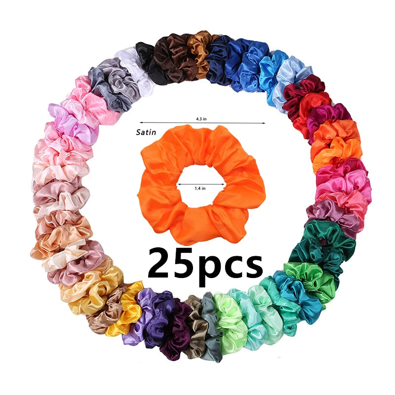 Satin Scrunchie Set