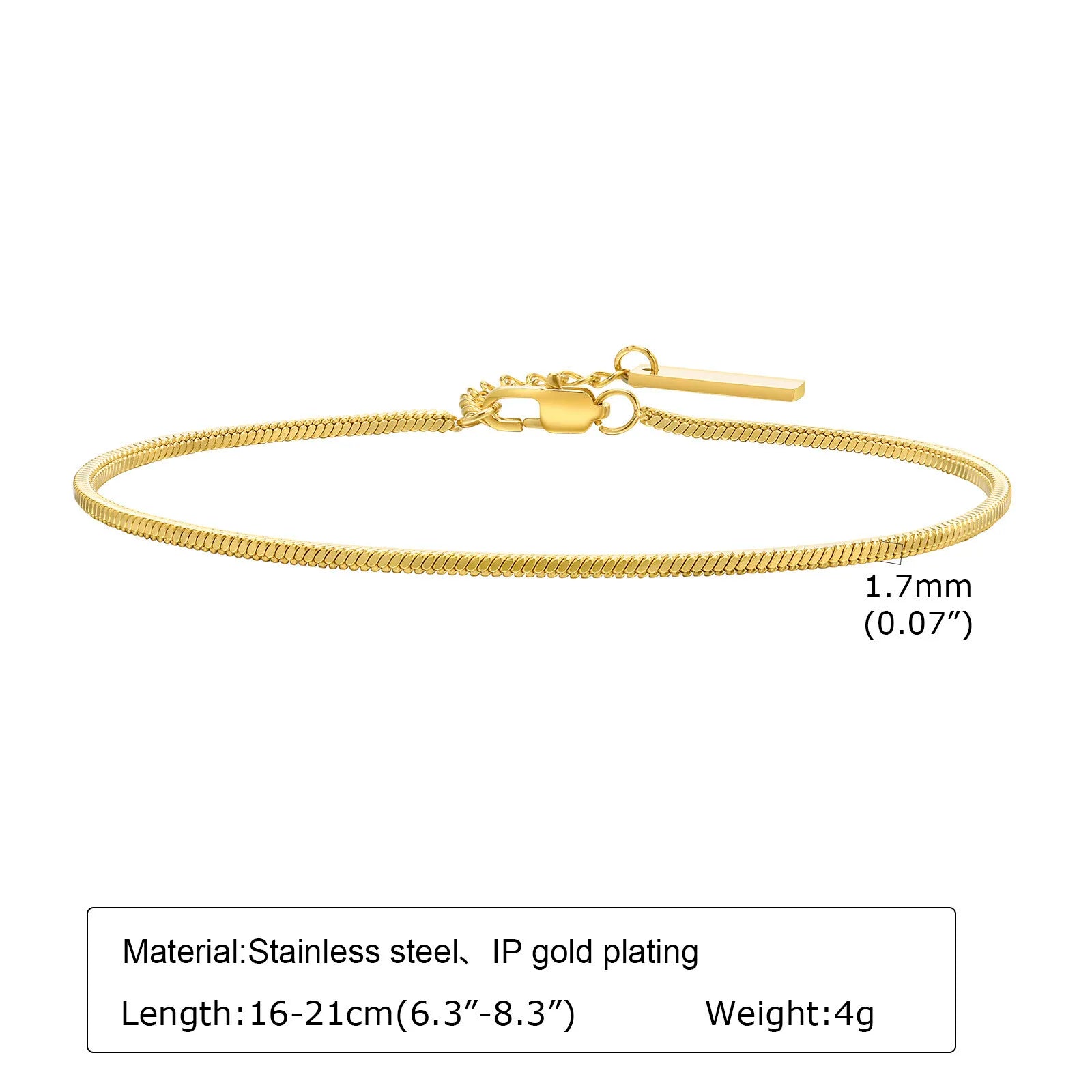 Twist Paperclip Bracelet