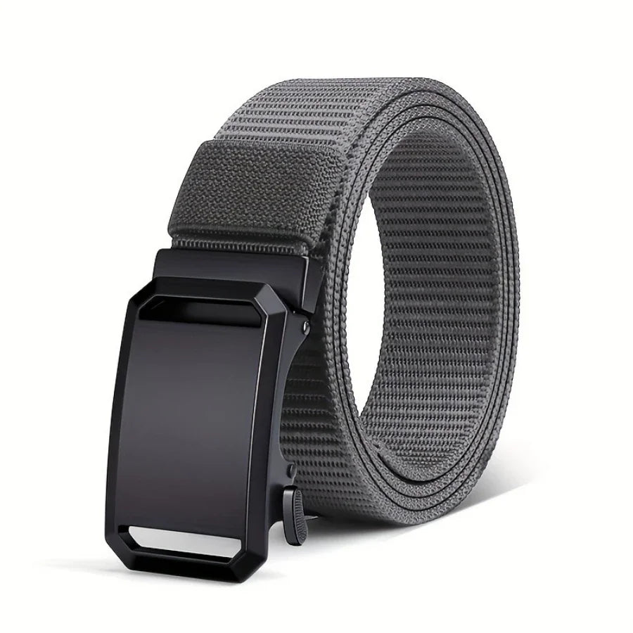 New Automatic Buckle Canvas Tactical Belt for Men