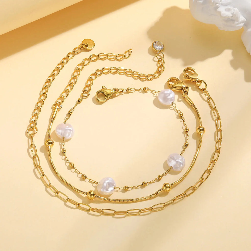 Gold Link Bracelet