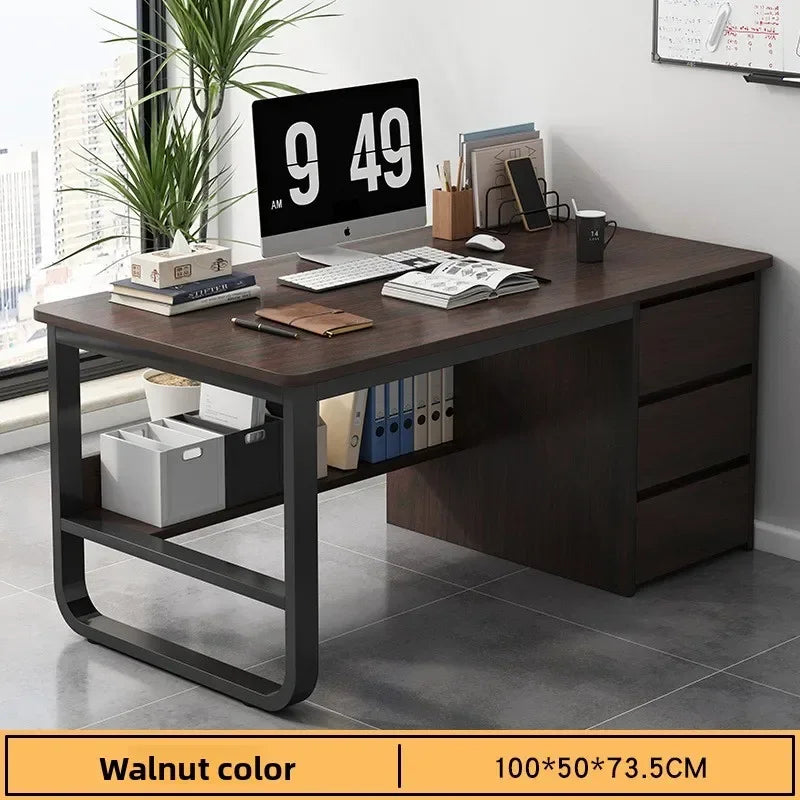 Modern Computer Desk with Drawer – Home Office & Study Workstation