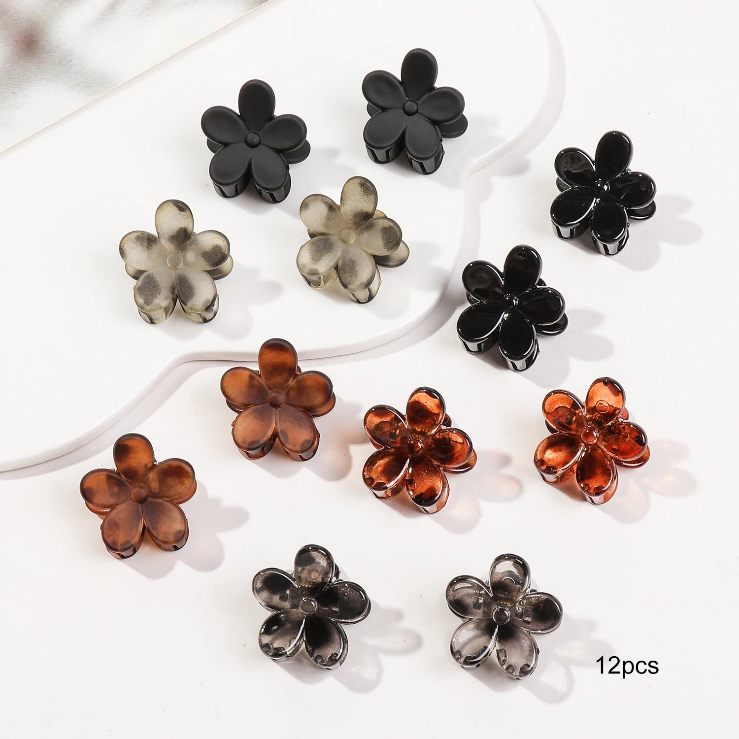 Mini Flower Hair Clips