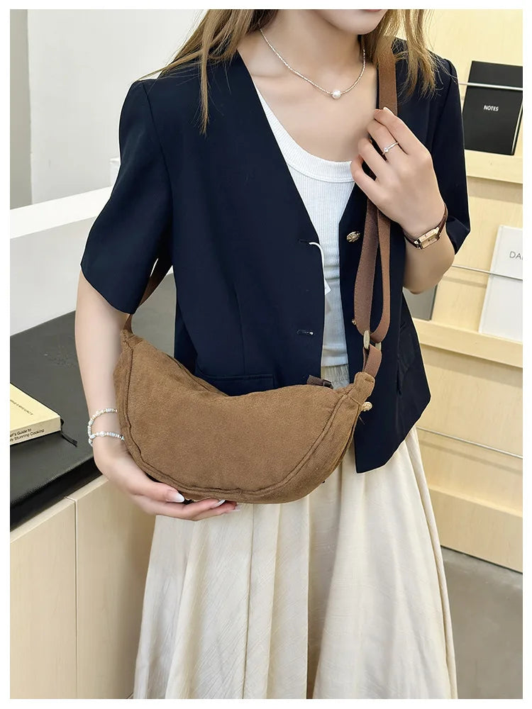 Luna Corduroy Hobo Bag