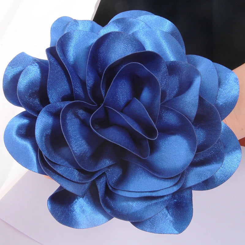 Satin Bloom Hair Clip