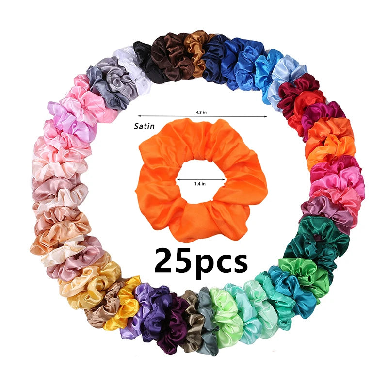 Satin Scrunchie Set