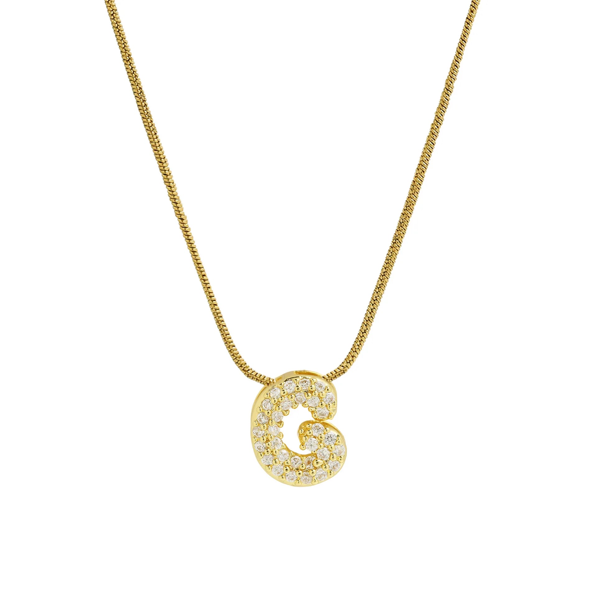 Luna Initial Necklace