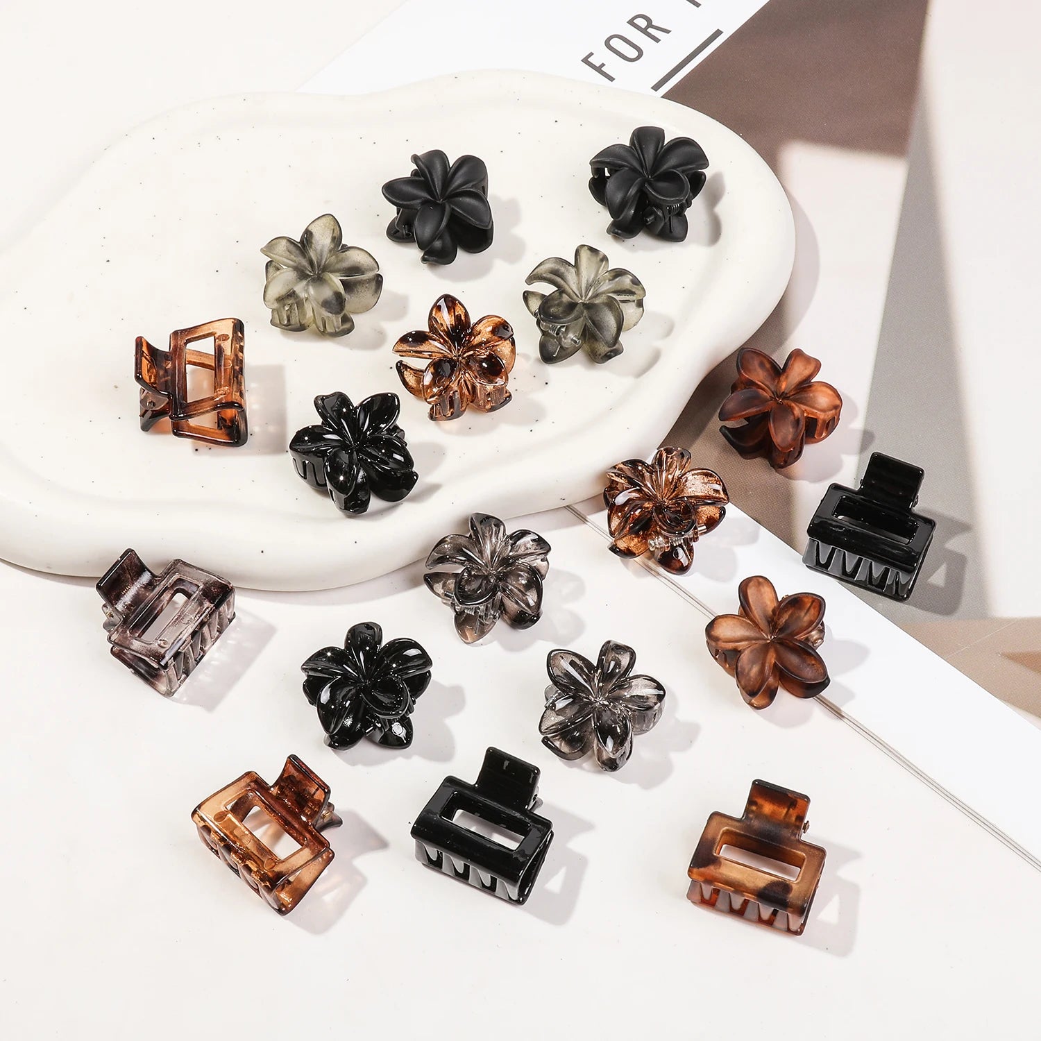 Mini Flower Hair Clips