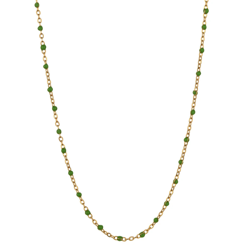 Luna Satellite Bead Necklace