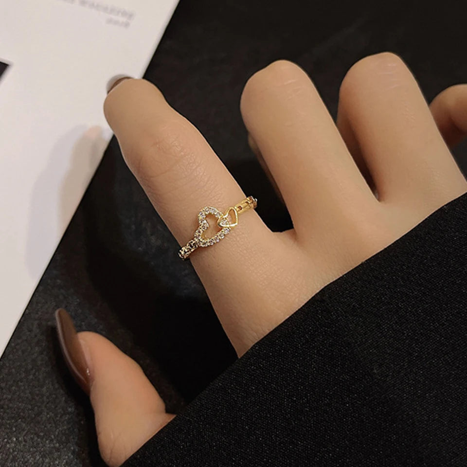 Crystal Bow Ring