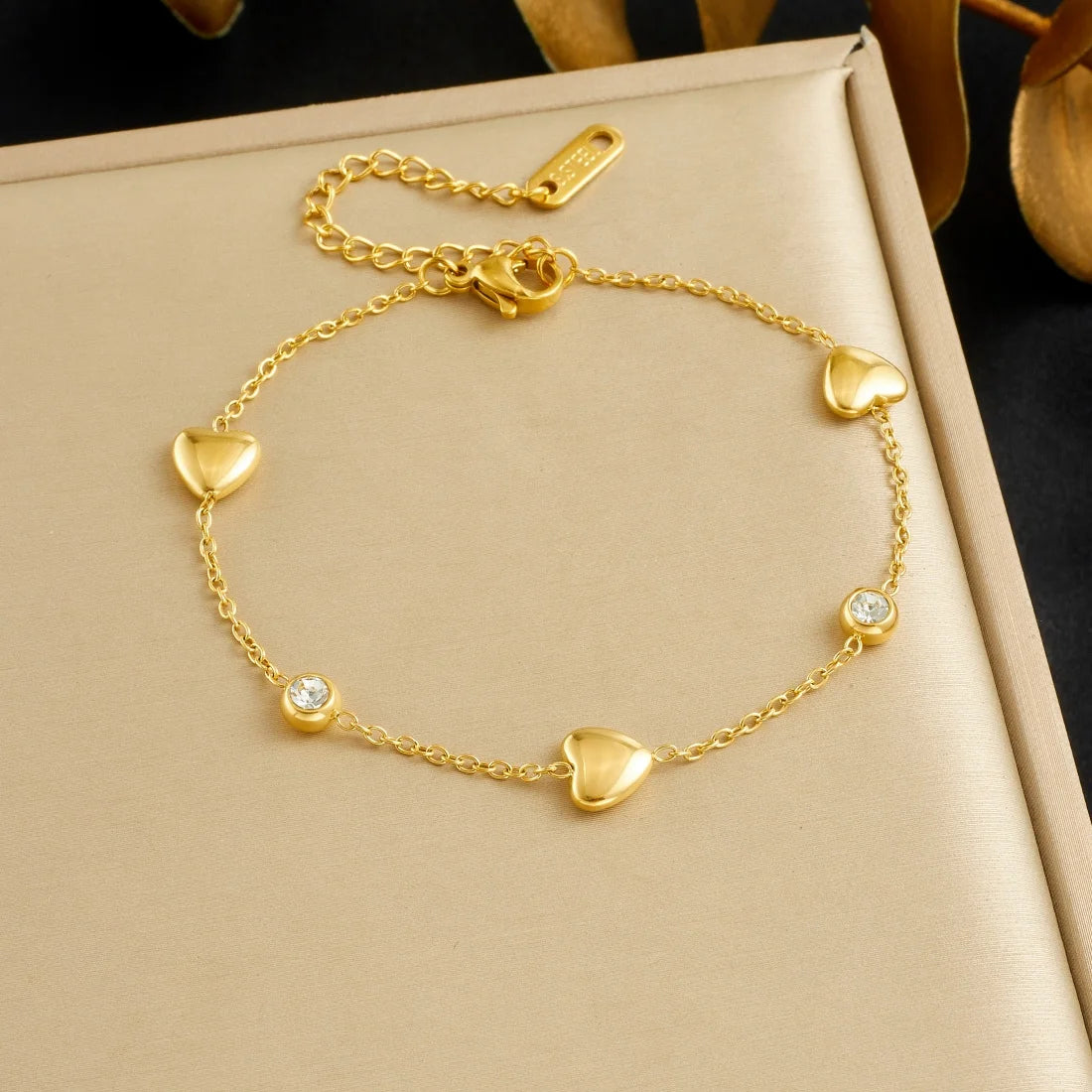 Heart Zircon Bracelet