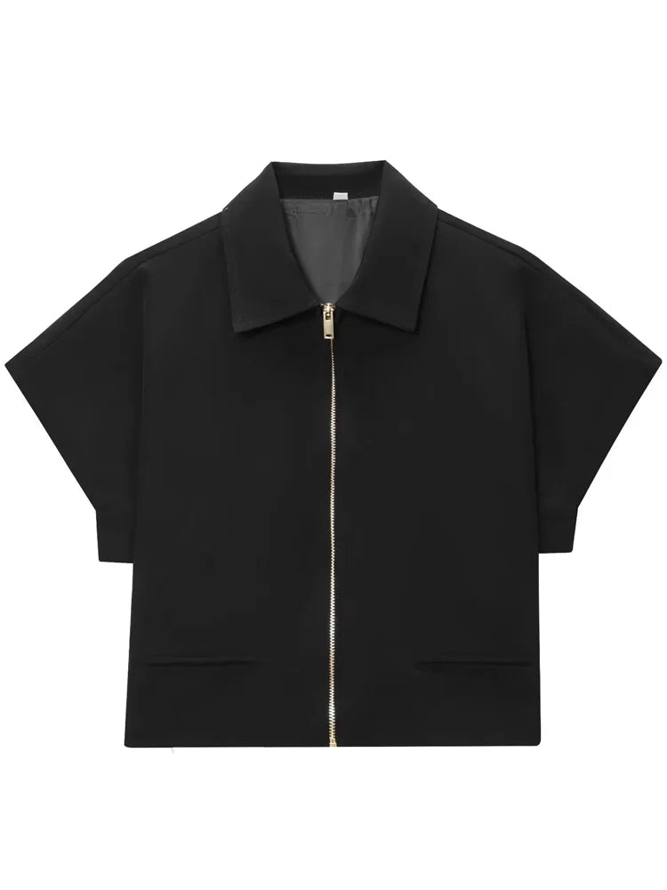 Cropped Zip Jacket