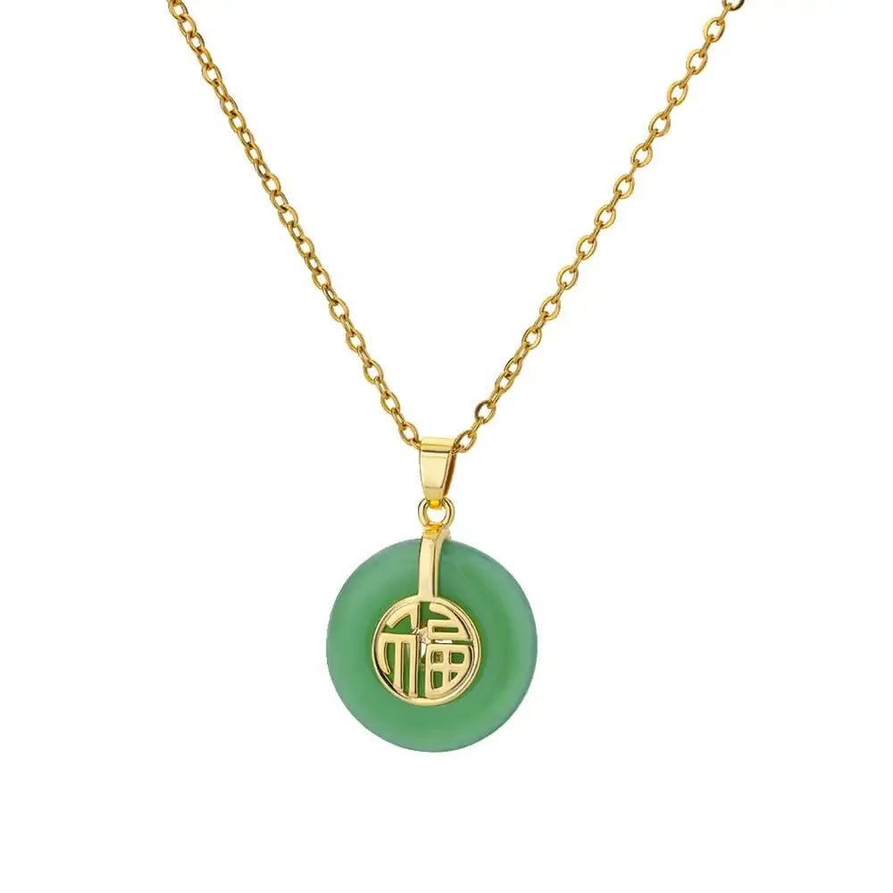 Luna Opal Oval Necklace