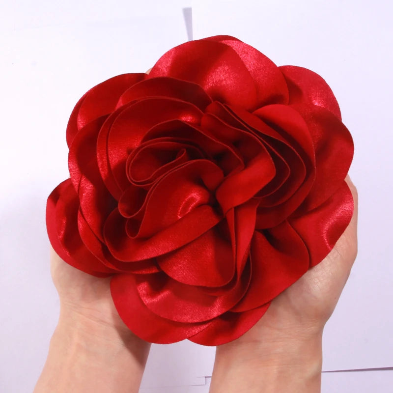 Satin Bloom Hair Clip