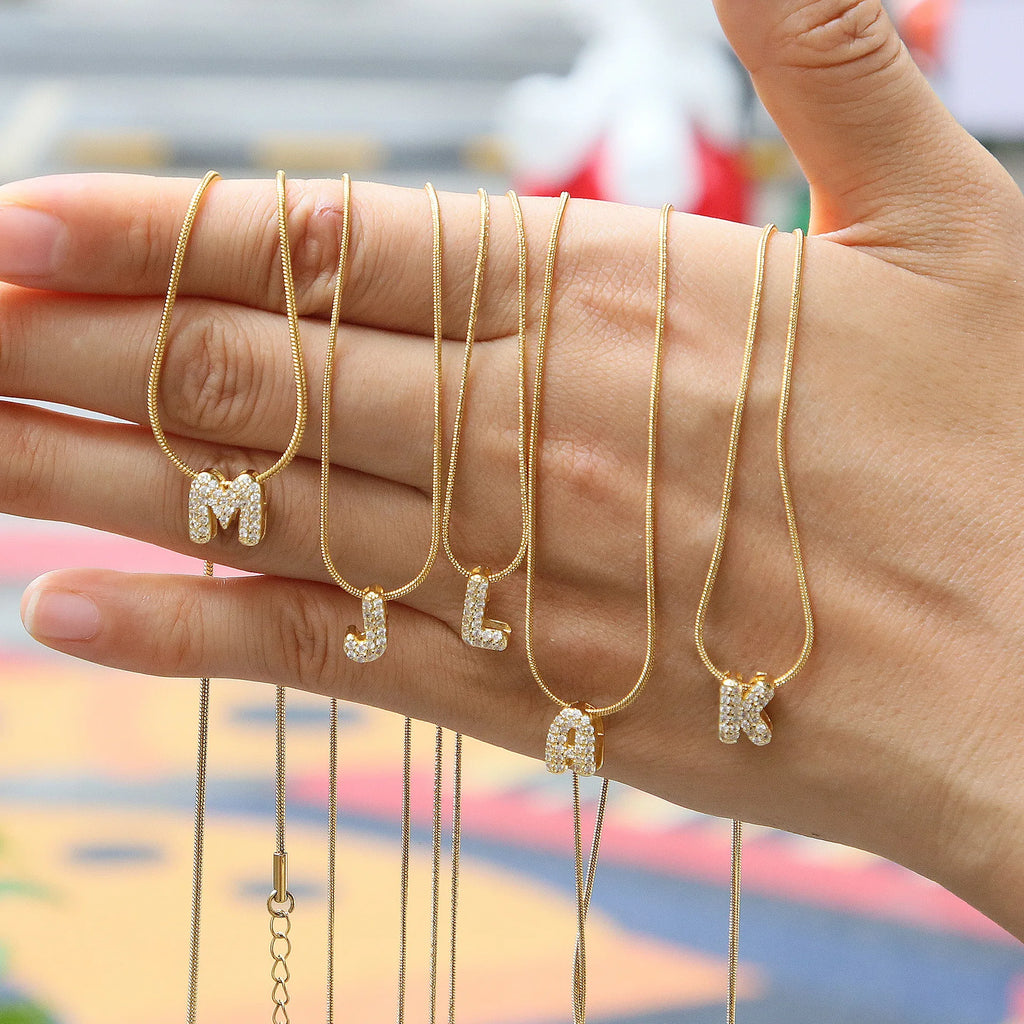 Luna Initial Necklace