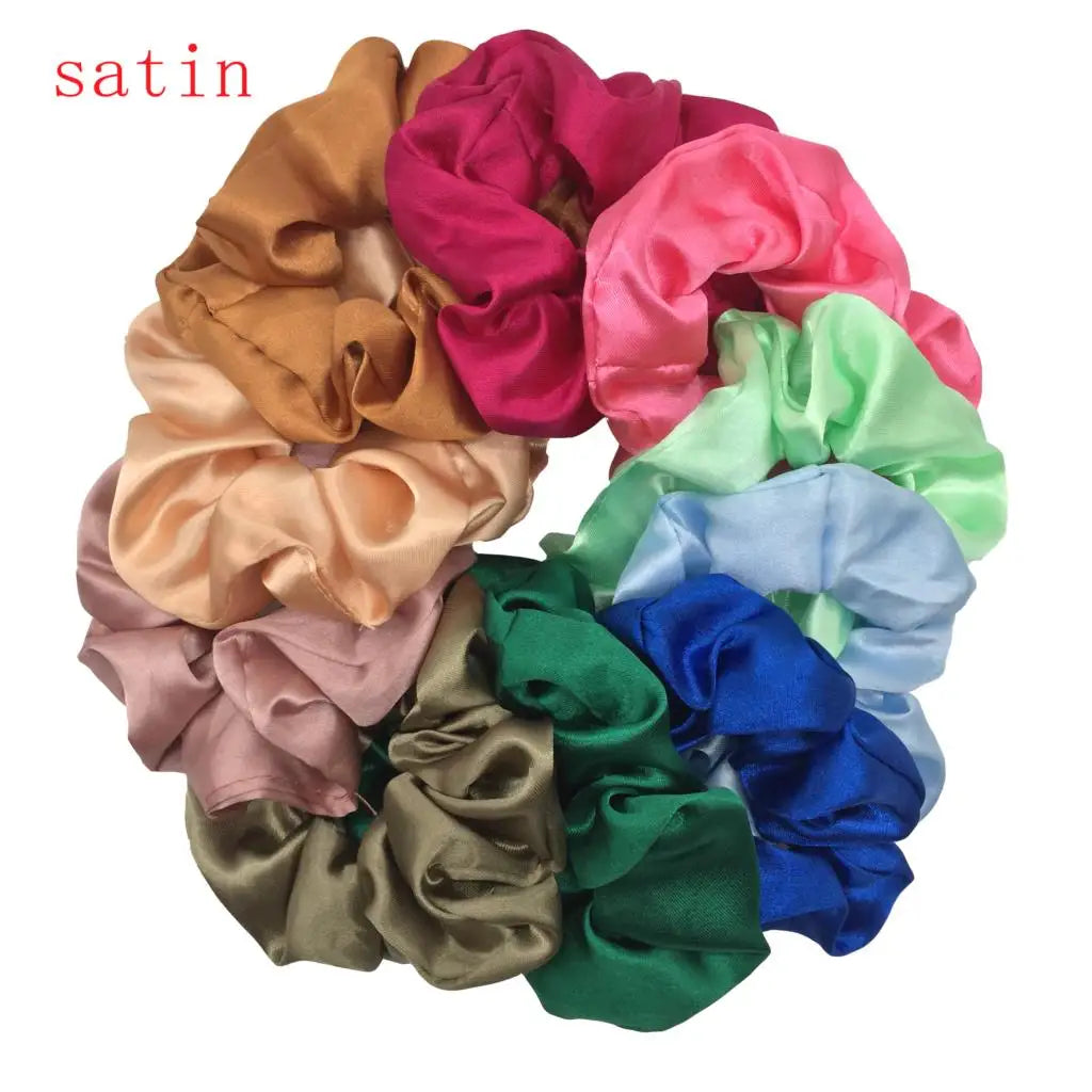 Satin Scrunchie Set