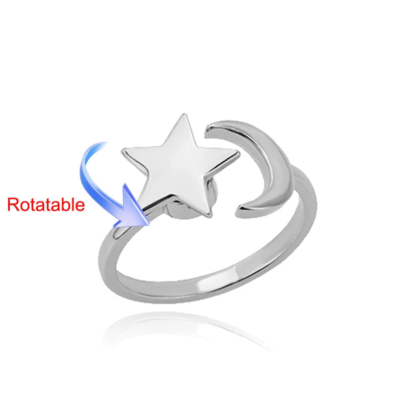 Four-Leaf Clover Spinner Ring