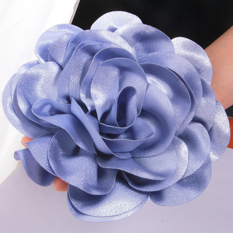 Satin Bloom Hair Clip