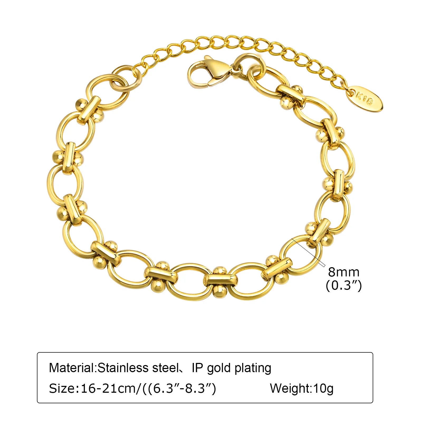 Twist Paperclip Bracelet