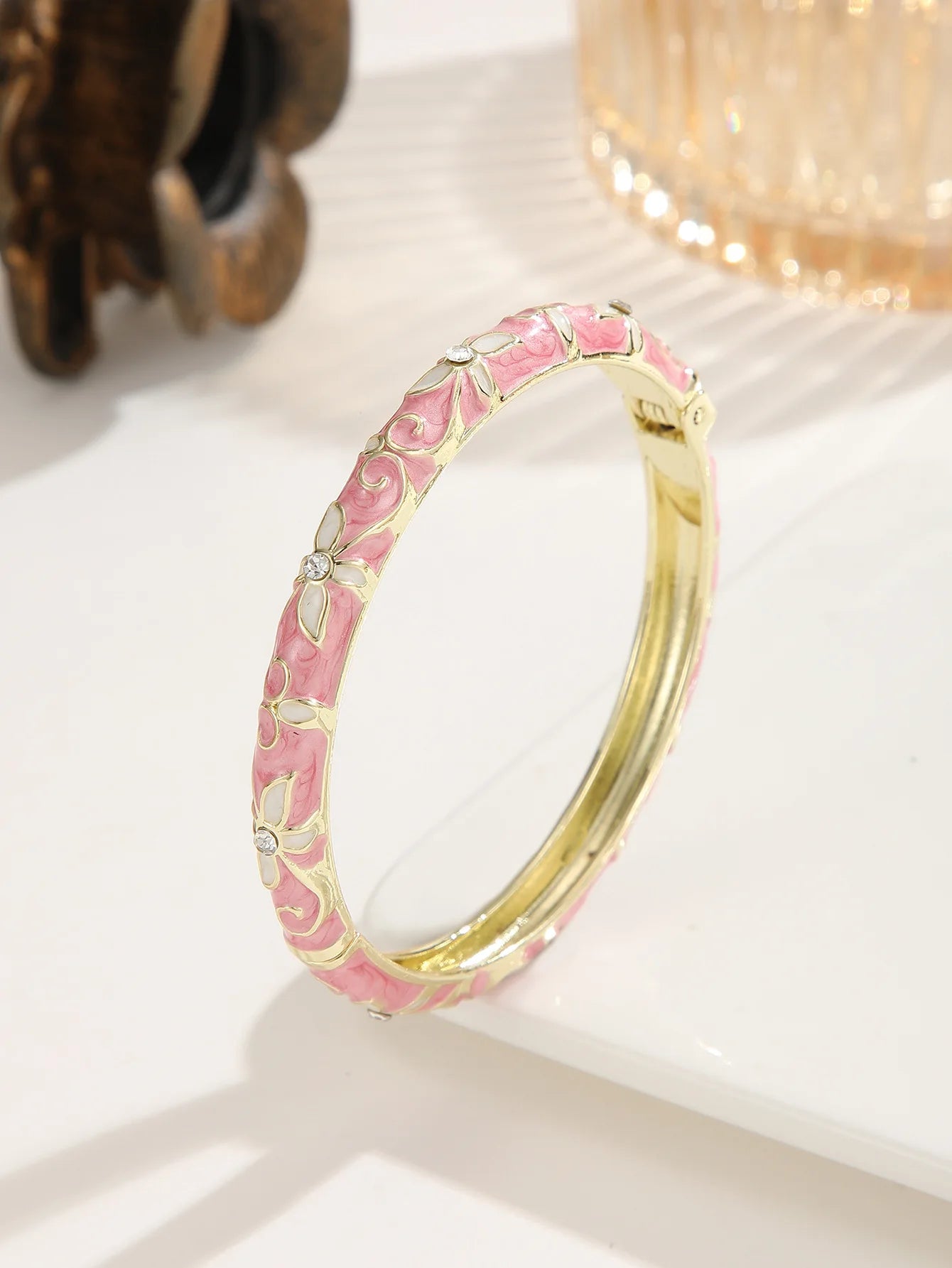 Floral Clover Bracelet