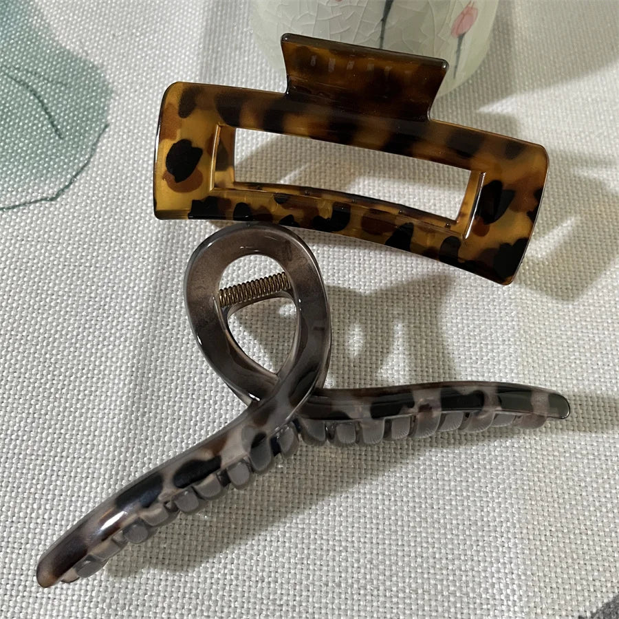 Leopard Claw Clip