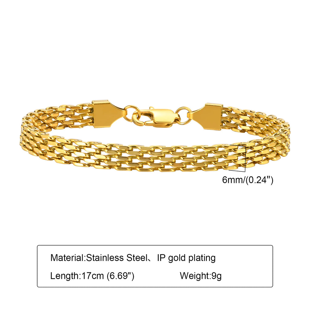 Gold Link Bracelet