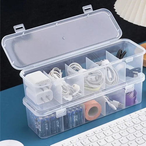 Clear Cable Organizer Box
