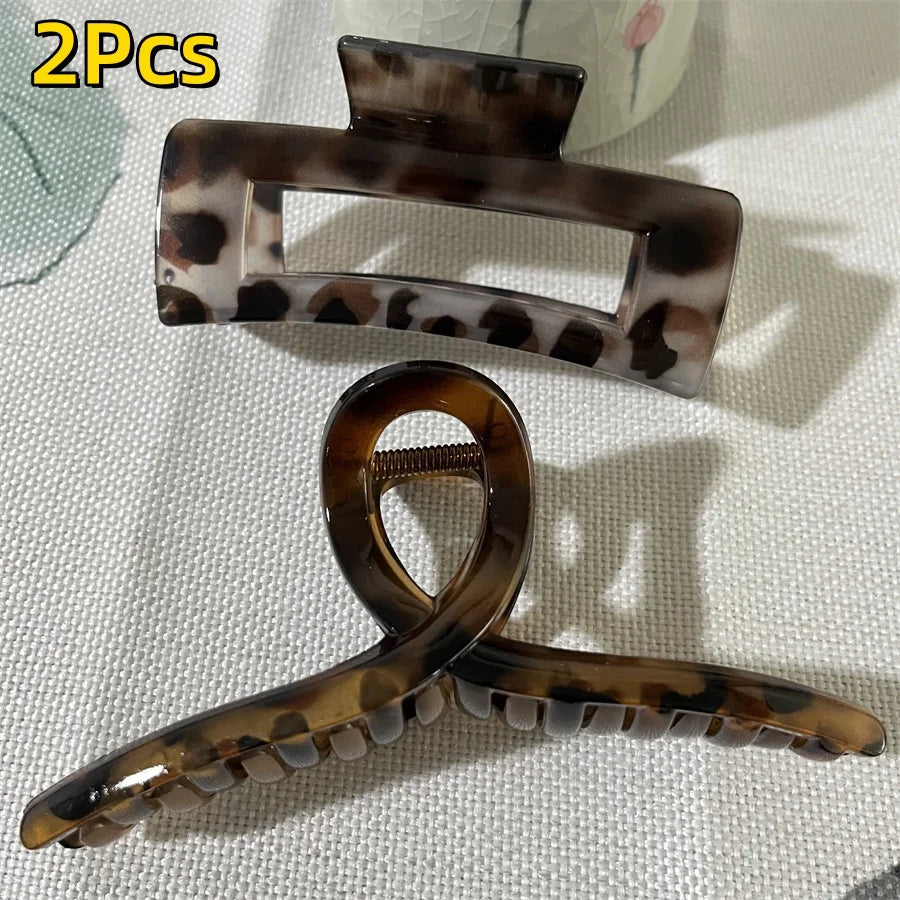 Leopard Claw Clip