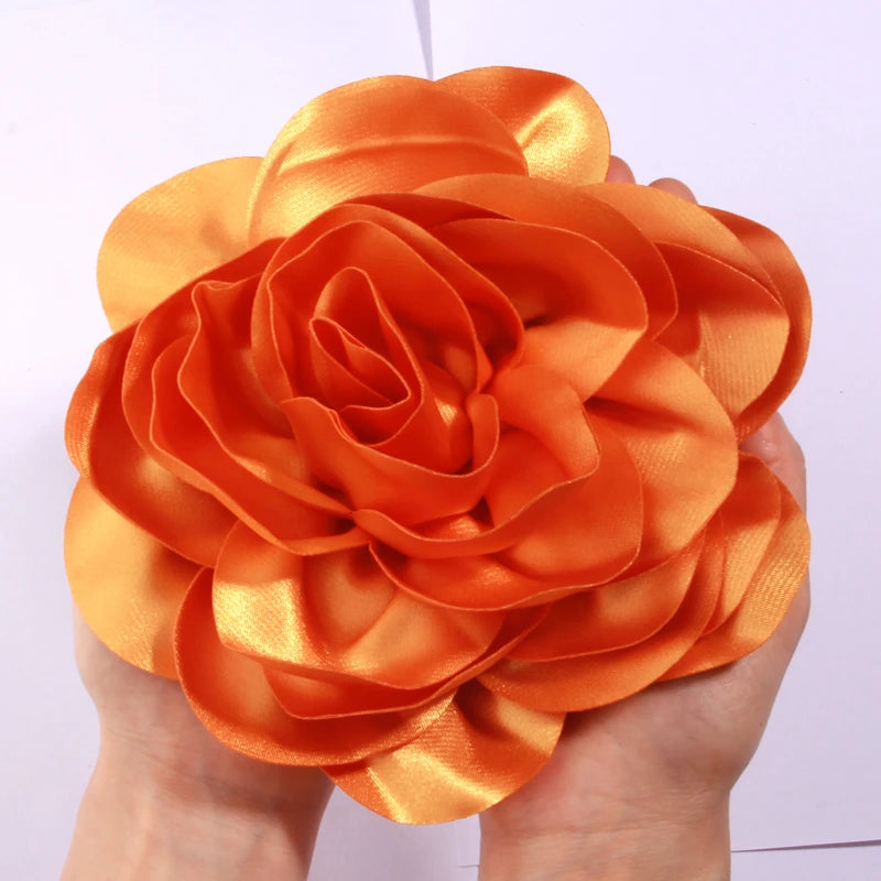 Satin Bloom Hair Clip
