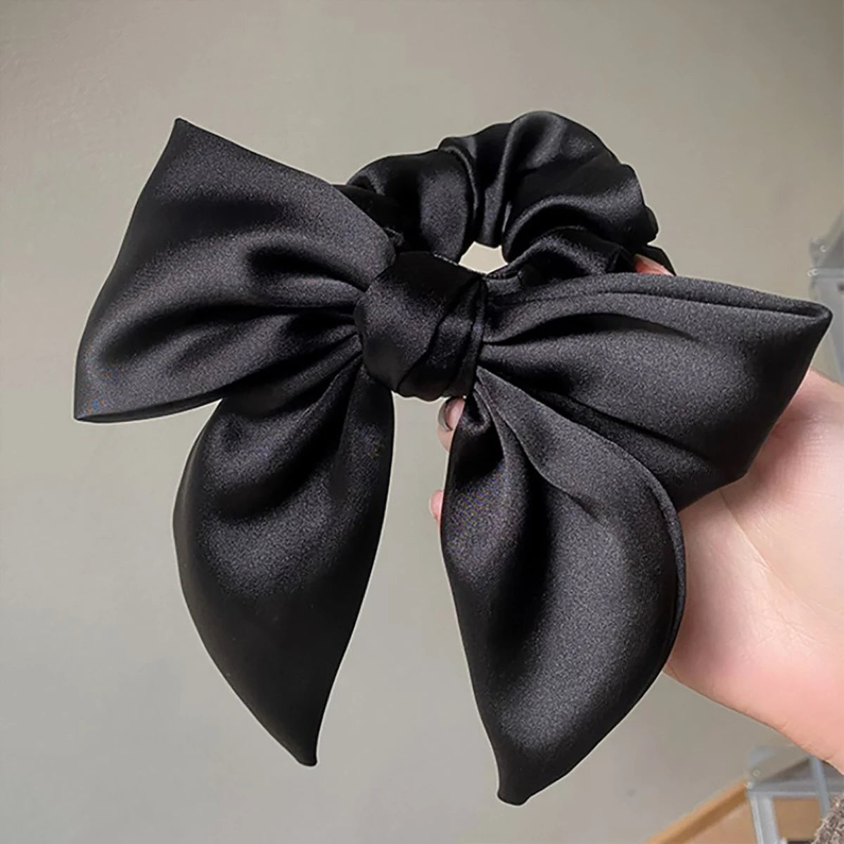 Satin Bow Scrunchie