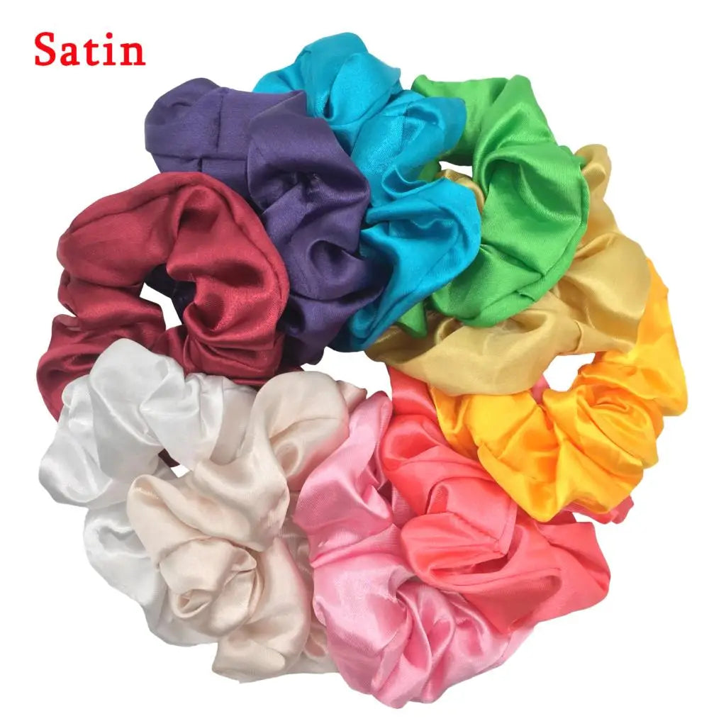 Satin Scrunchie Set