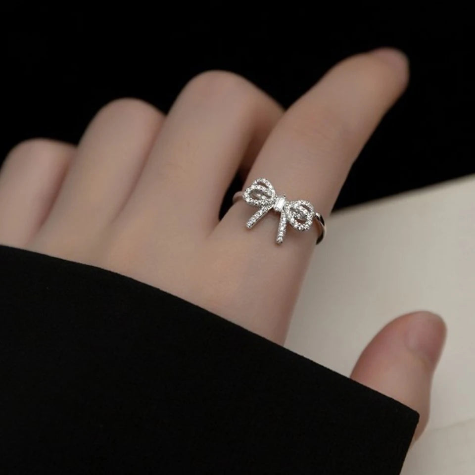 Crystal Bow Ring