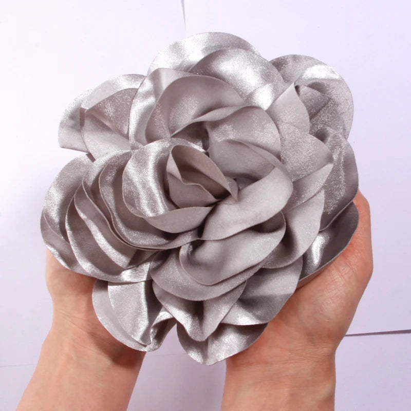 Satin Bloom Hair Clip
