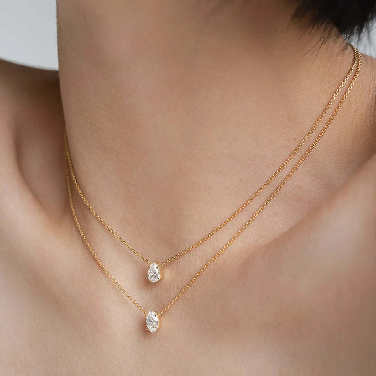 Elegant Multilayer Zircon Pendant Necklace for Women